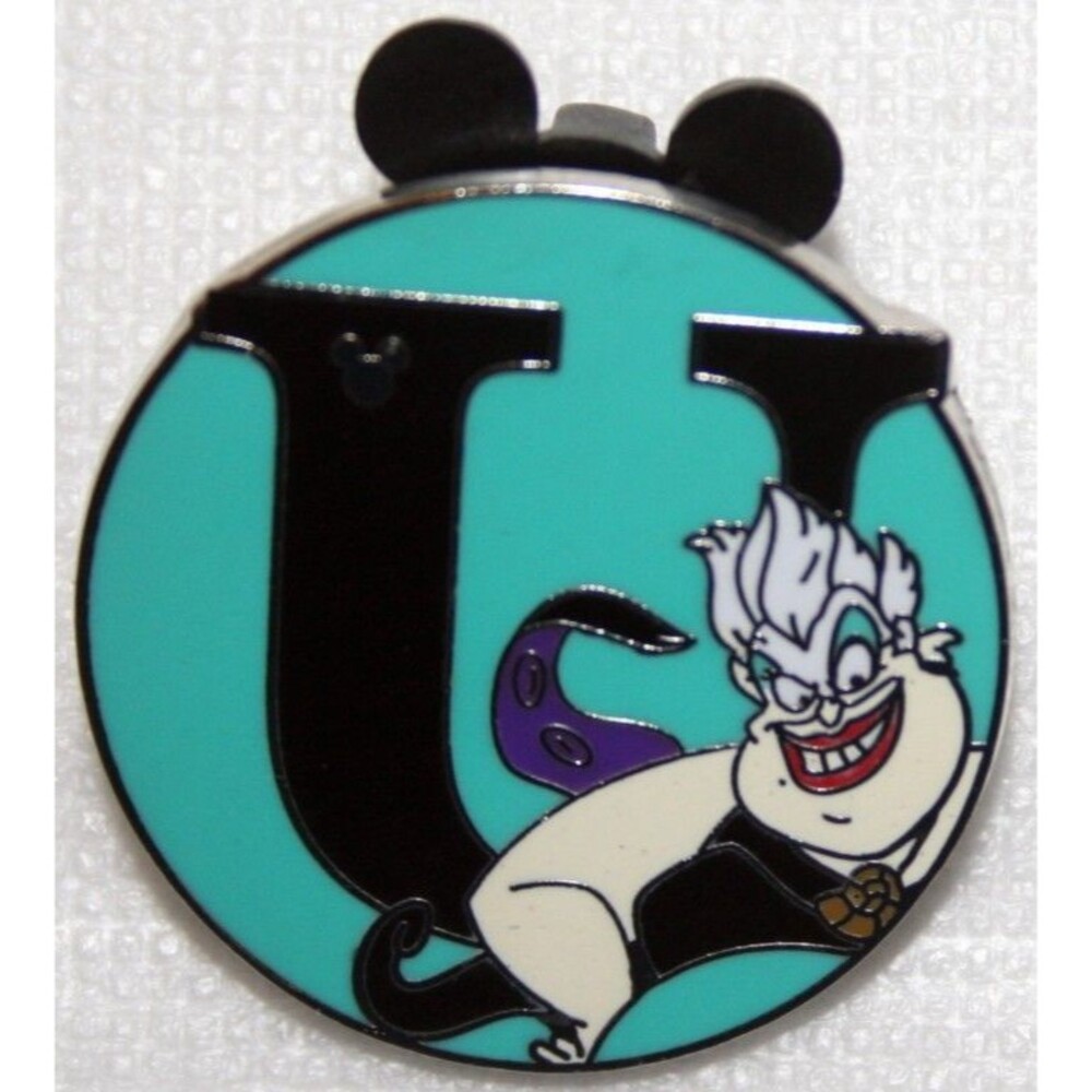 WDW - Hidden Mickey Series III - Alphabet - Ursula (U)